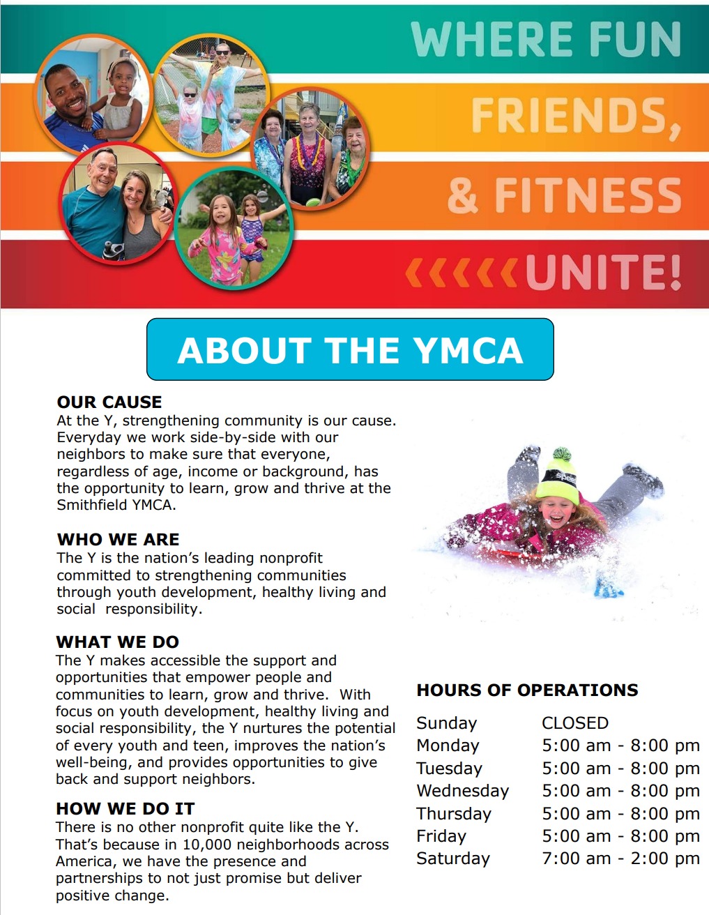 About Smithfield YMCA